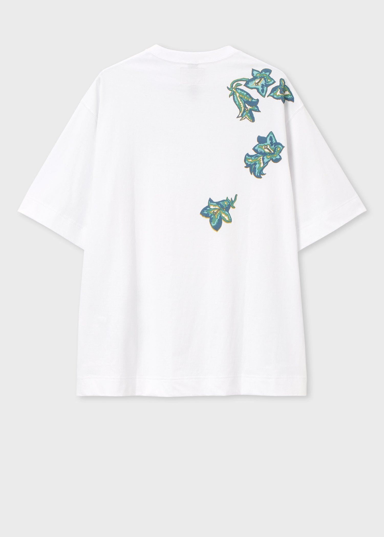 "Drawing Floral" Tシャツ