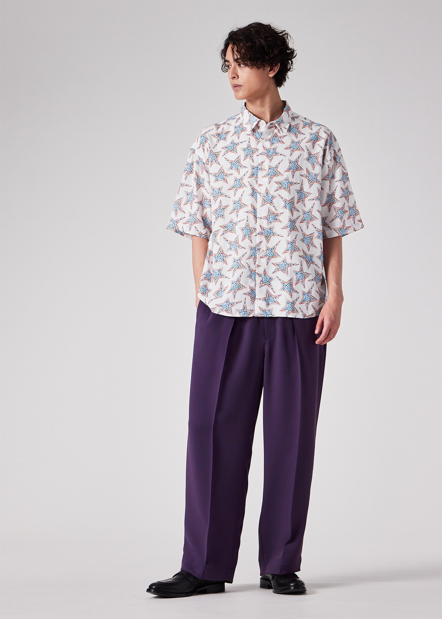 "Studs Star" 半袖シャツ【7月下旬発売予定】