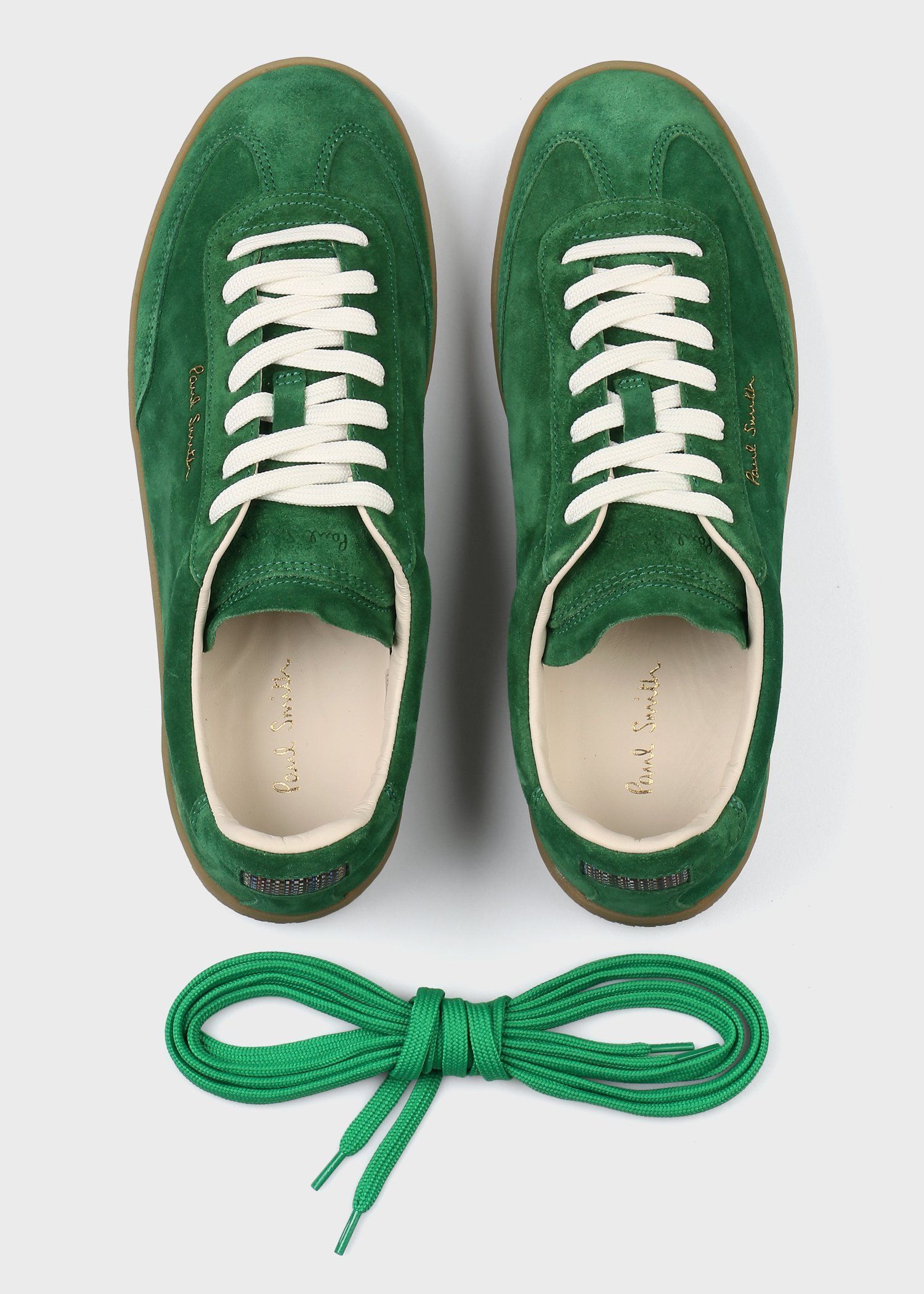 Paul Smith ホワイト グリーン スニーカー　ポールスミス COMO