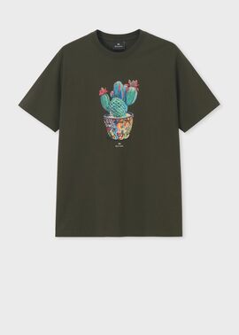 "Cacutus" 半袖Tシャツ