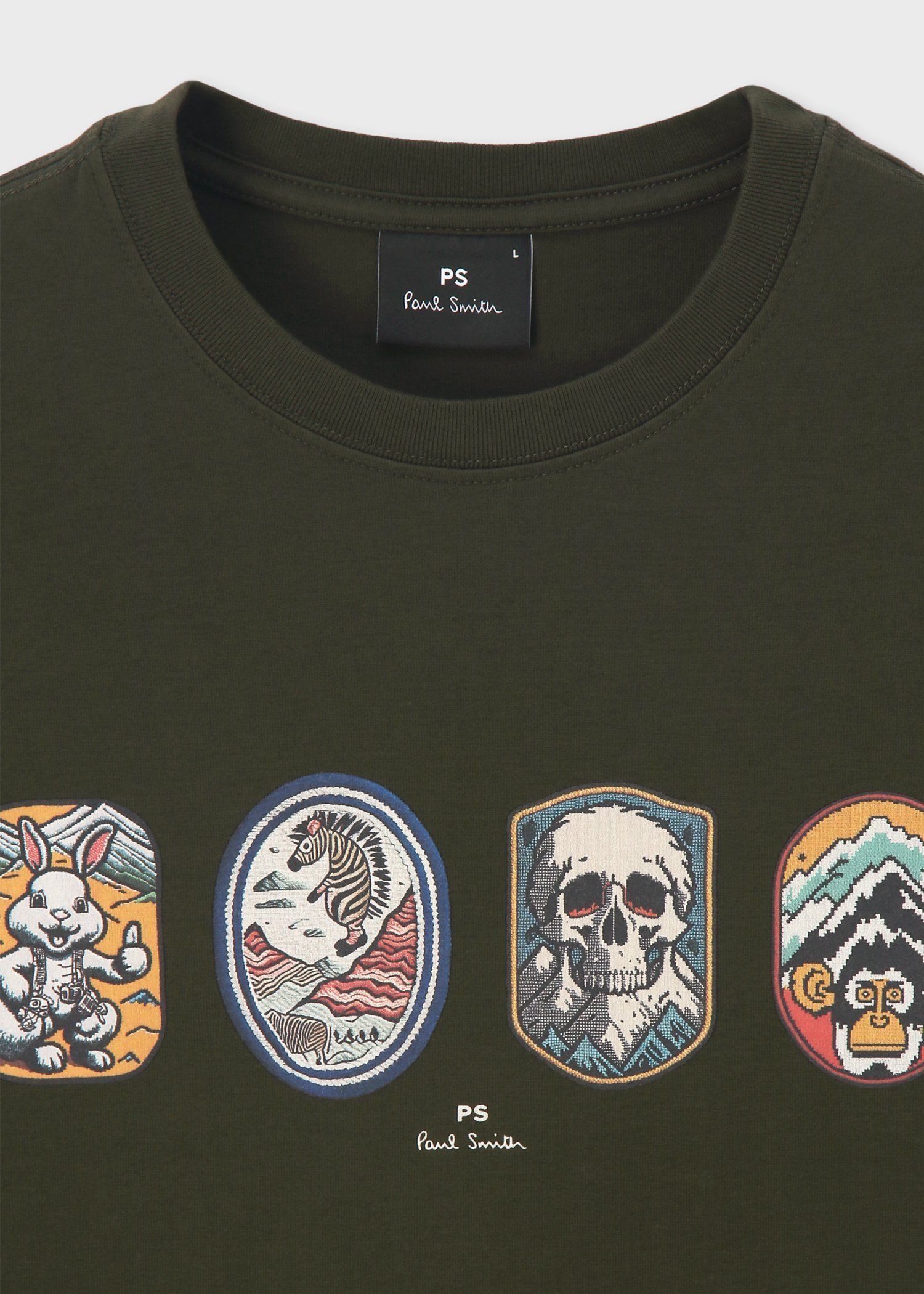 Paul Smith Collections 半袖シャツ 刺繍入り ブラウン 茶 Paul Smith Collections 半袖シャツ 刺繍入り ブラウン 茶 その他