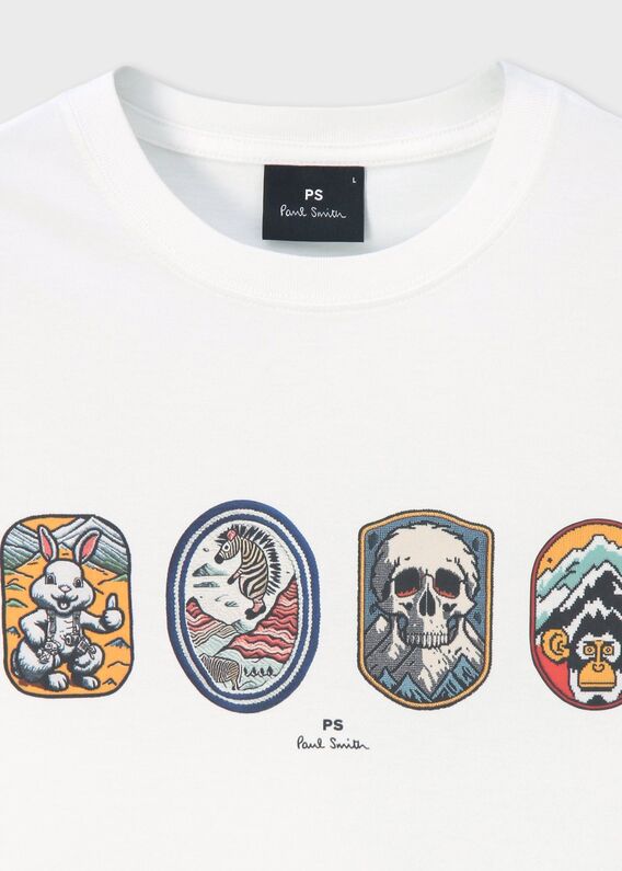 新品未使用　ポールスミスギンガムチェックタイ　ネイビー×さシルバー　裏花柄 Paul Smith ONLINE SHOP｜ポール・スミス