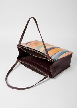 【関税&送料込】Paul Smith Dusky Swirl Bag Women's Multicolour Calf Leather Shoulder Bag