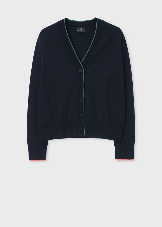 ポールスミス コレクション ハイゲージ ニット カーディガン ターコイズブルー カーディガン | Paul Smith (Men)/ポール・スミス | 三越伊勢丹