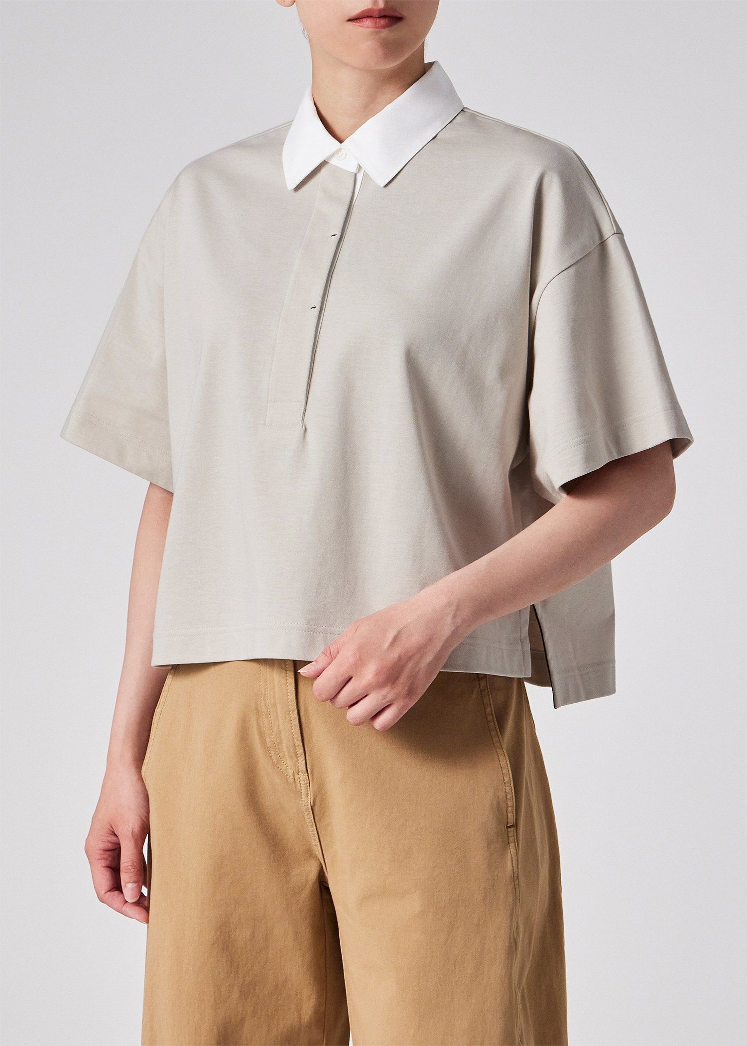 ☆セール☆GOLD LABEL カーペットローズ 両面スクエア Tシャツ womens-t-black-label-ss25-