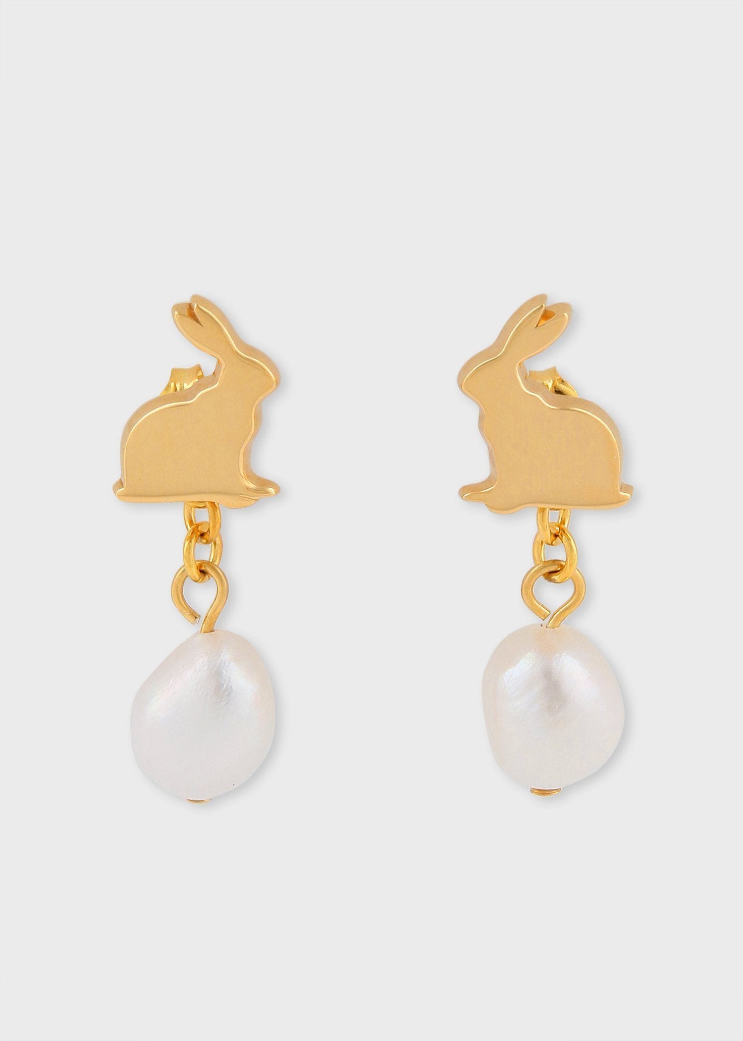 ウィメンズ チャーム ラビット ピアス