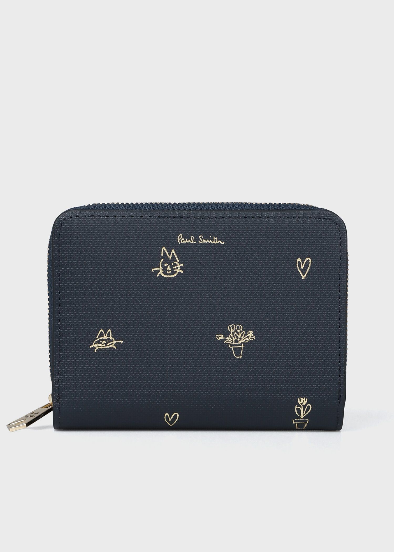 ■PaulSmith■ミックスドゥードゥル 2つ折り財布 ミックスドゥードゥル 2つ折り財布(ベージュ) |ポール・スミス