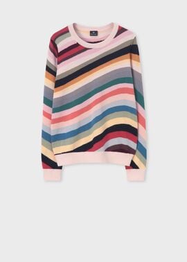 PS Paul Smith ウィメンズ スワール ラメニット ウィメンズ メリノウール 