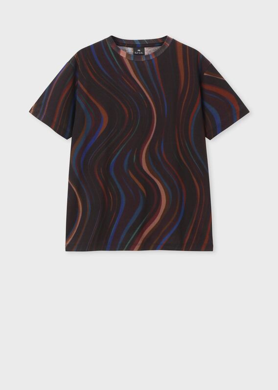 ポールスミス　タートルネック ロングTシャツ レオパード　花柄　総柄　蝶々　虫M ポールスミス タートルネック ロングTシャツ レオパード 花柄 総