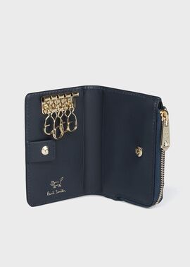 すぐ届く*Paul Smith*ミックスドゥードゥル キー＆コインケース 11040845061W721510001
