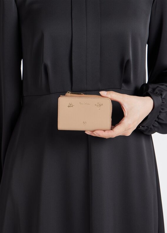 【Paul Smith】コンサティーナ AW25 2つ折り財布 ロゴ レザー ポールスミス Paul Smith ロゴレザー二つ折り長財布 ターコイズ