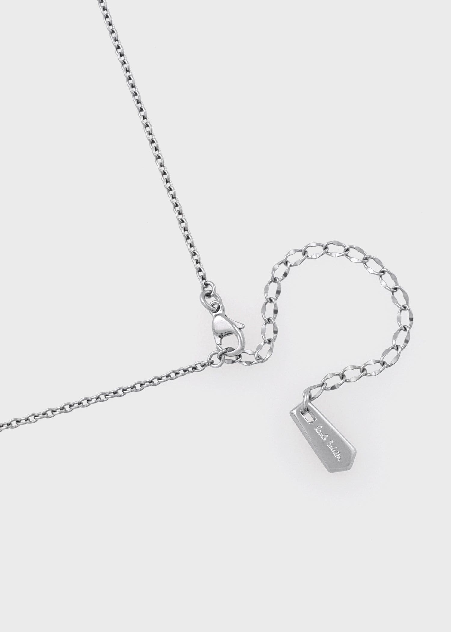 【極美品】ポールスミス　ツイストネックレス Paul Smithポールスミスツイストマルチストライプシルバー