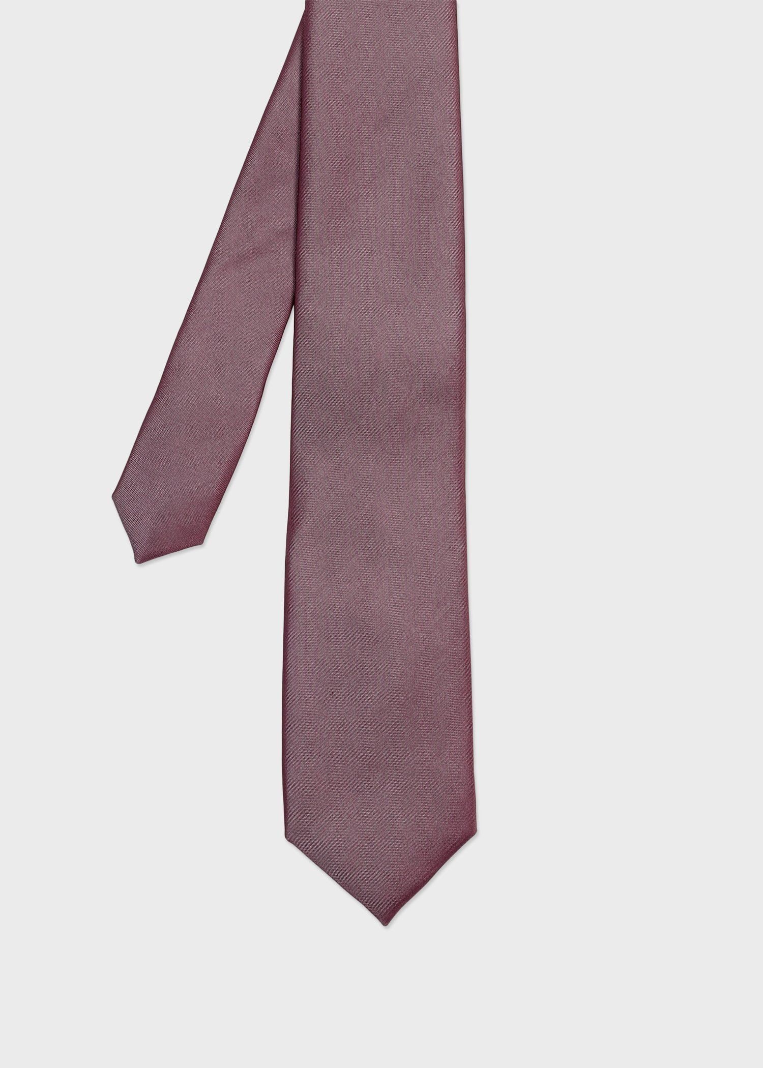 ソリッドカラー タイ（ピンクゴールド） ｜ポール・スミス