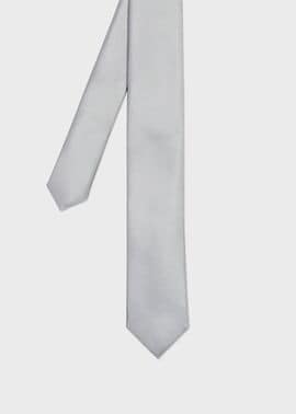 ソリッドカラー ナロータイ