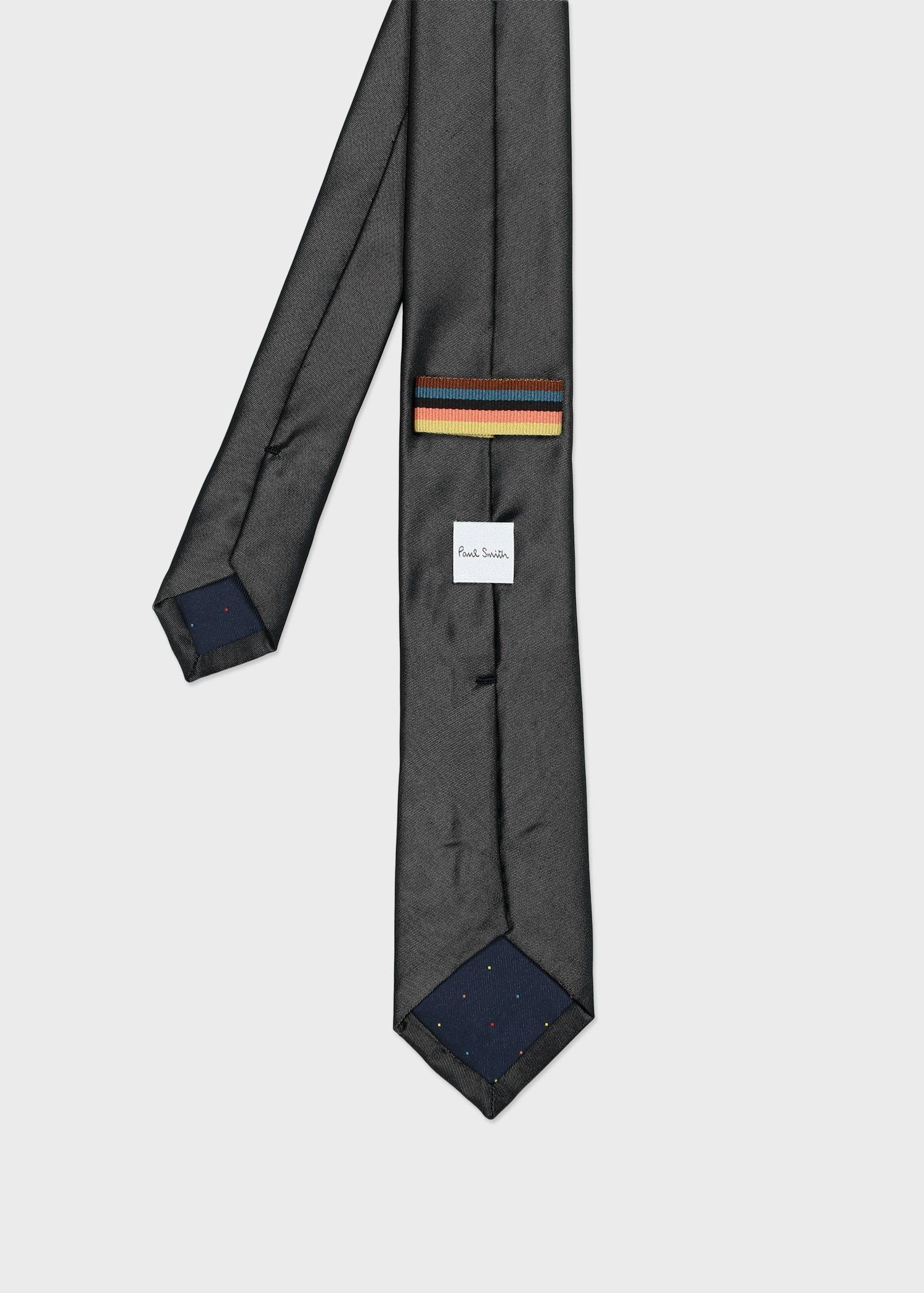 ソリッドカラー ナロータイ