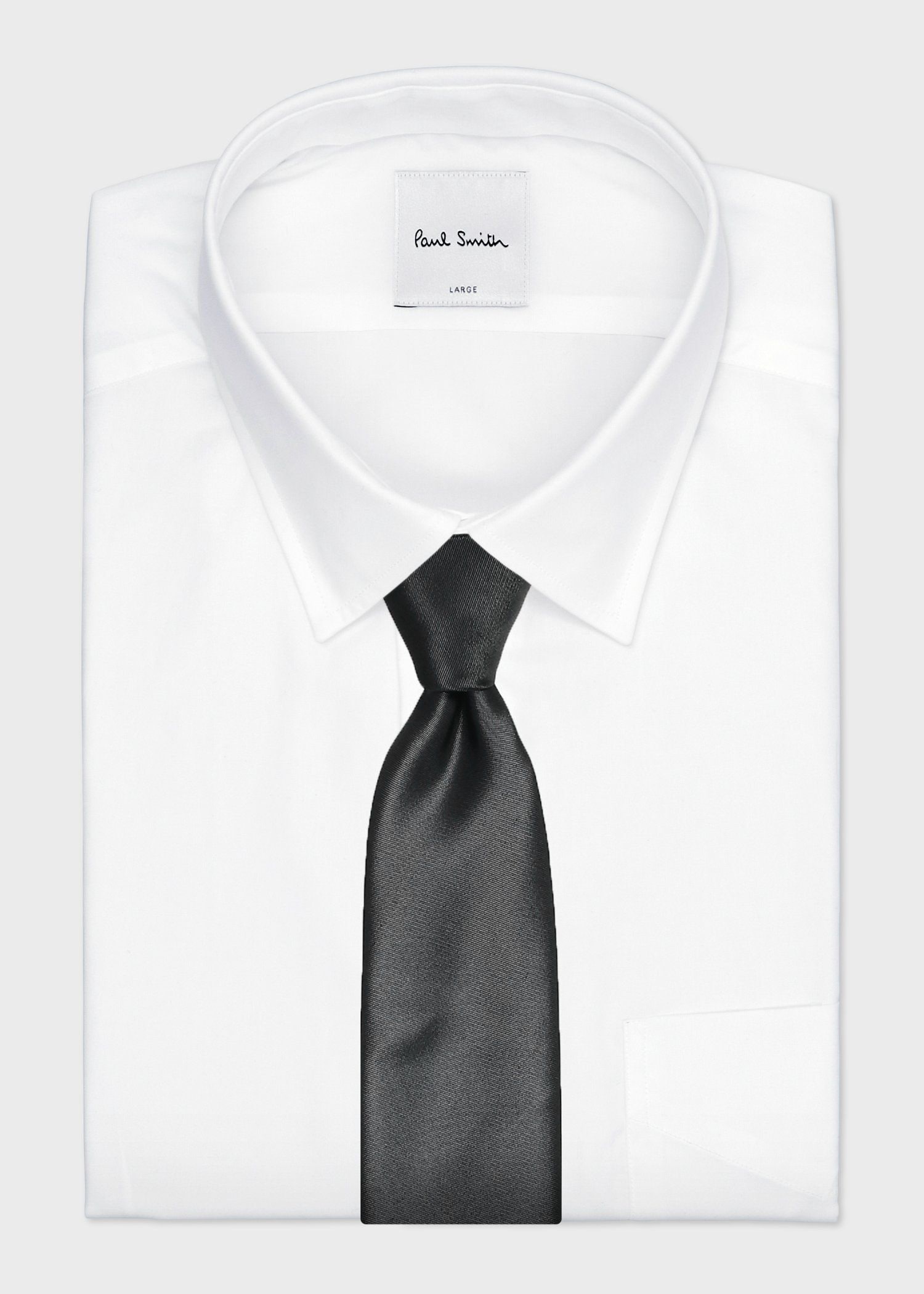 ソリッドカラー ナロータイ