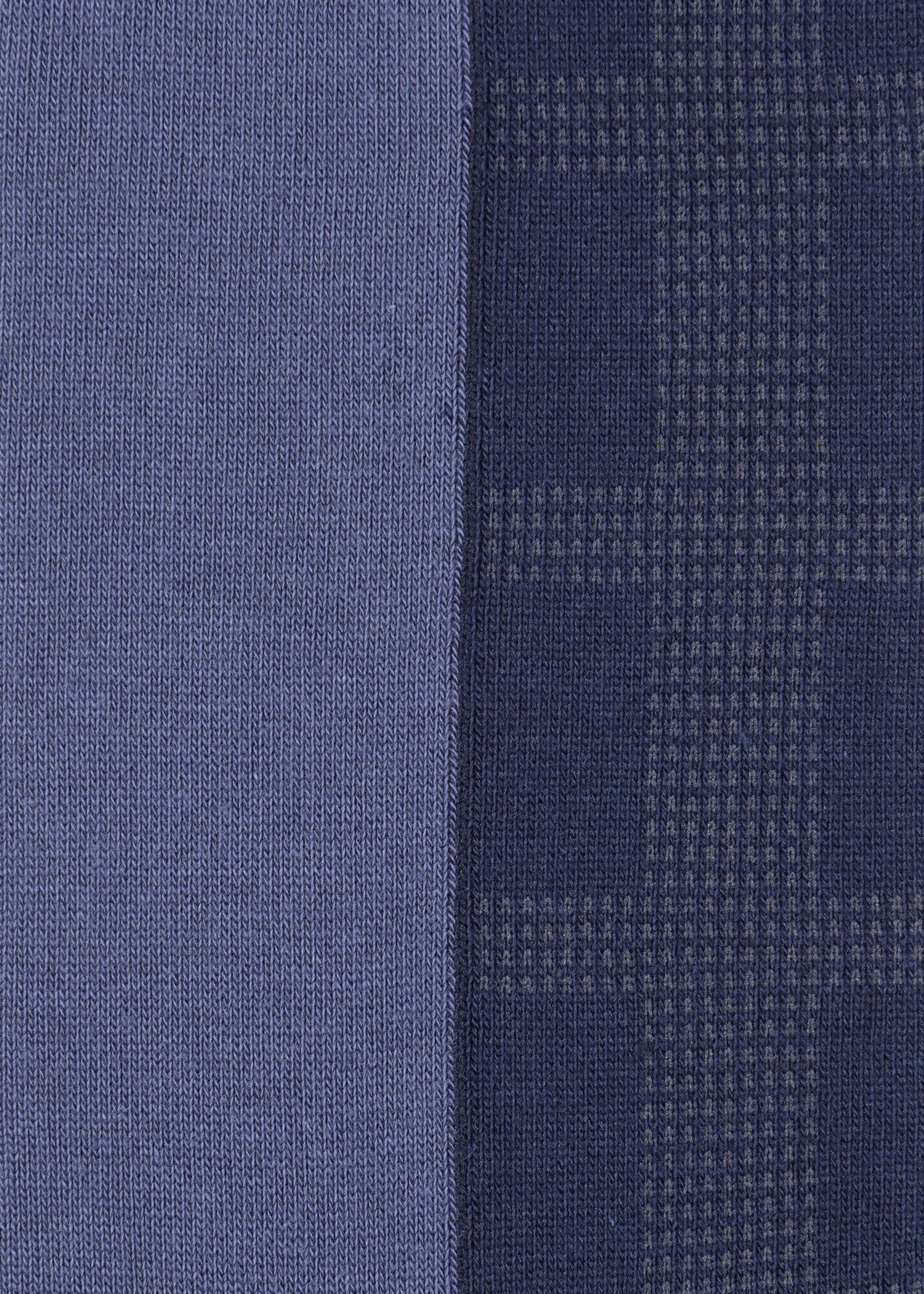 チェック＆ソリッド ソックス