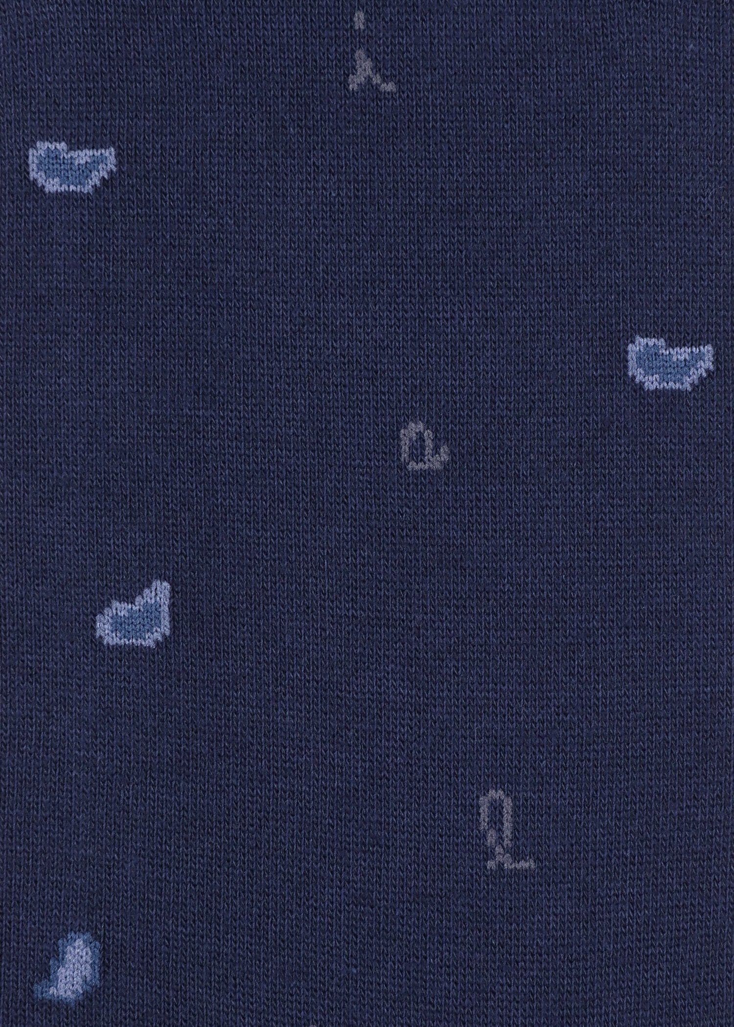 "Paisley Letters" ドレスソックス