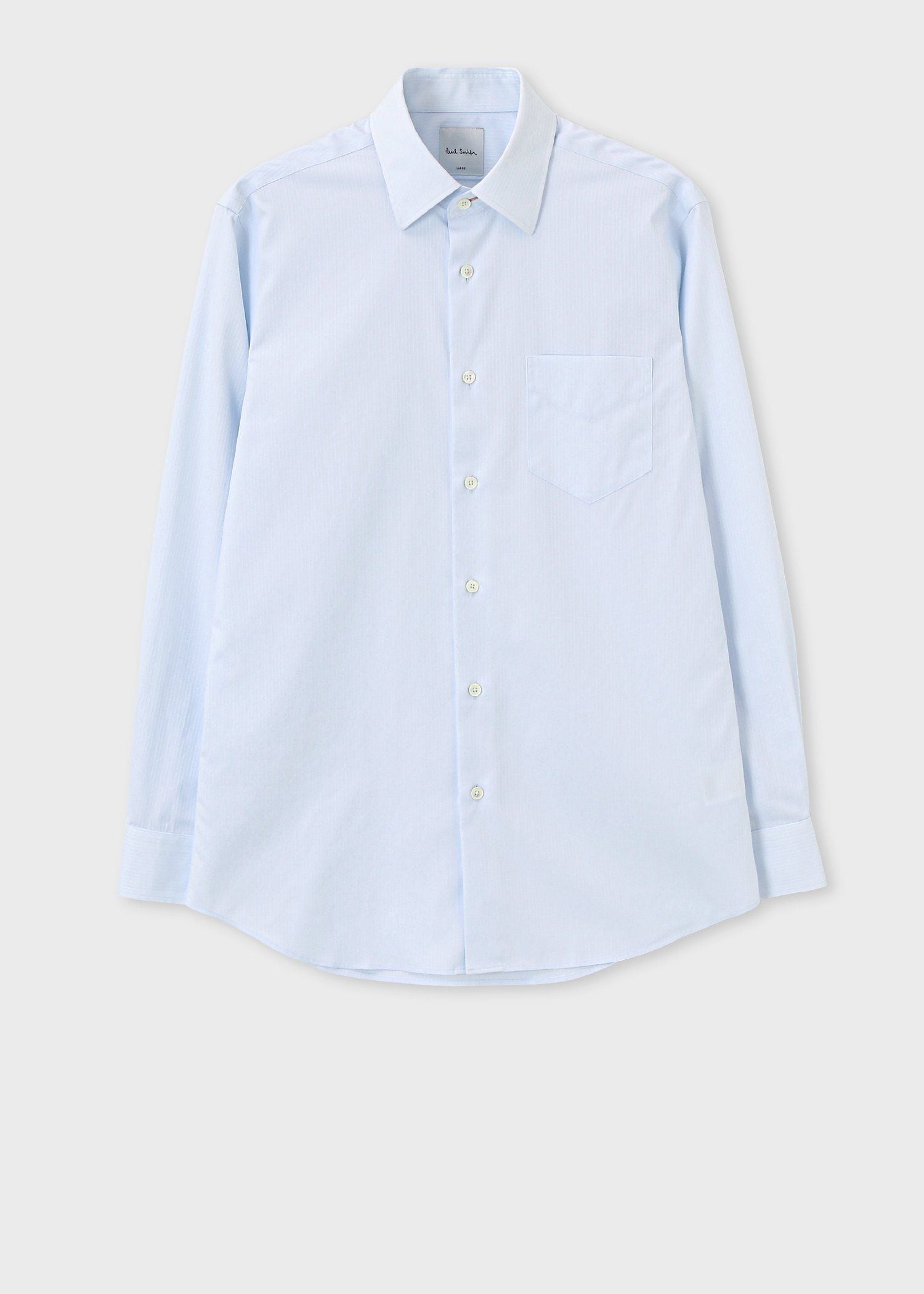 シャドーピンストライプ ドレスシャツ（ライトブルー） ｜ポール・スミス