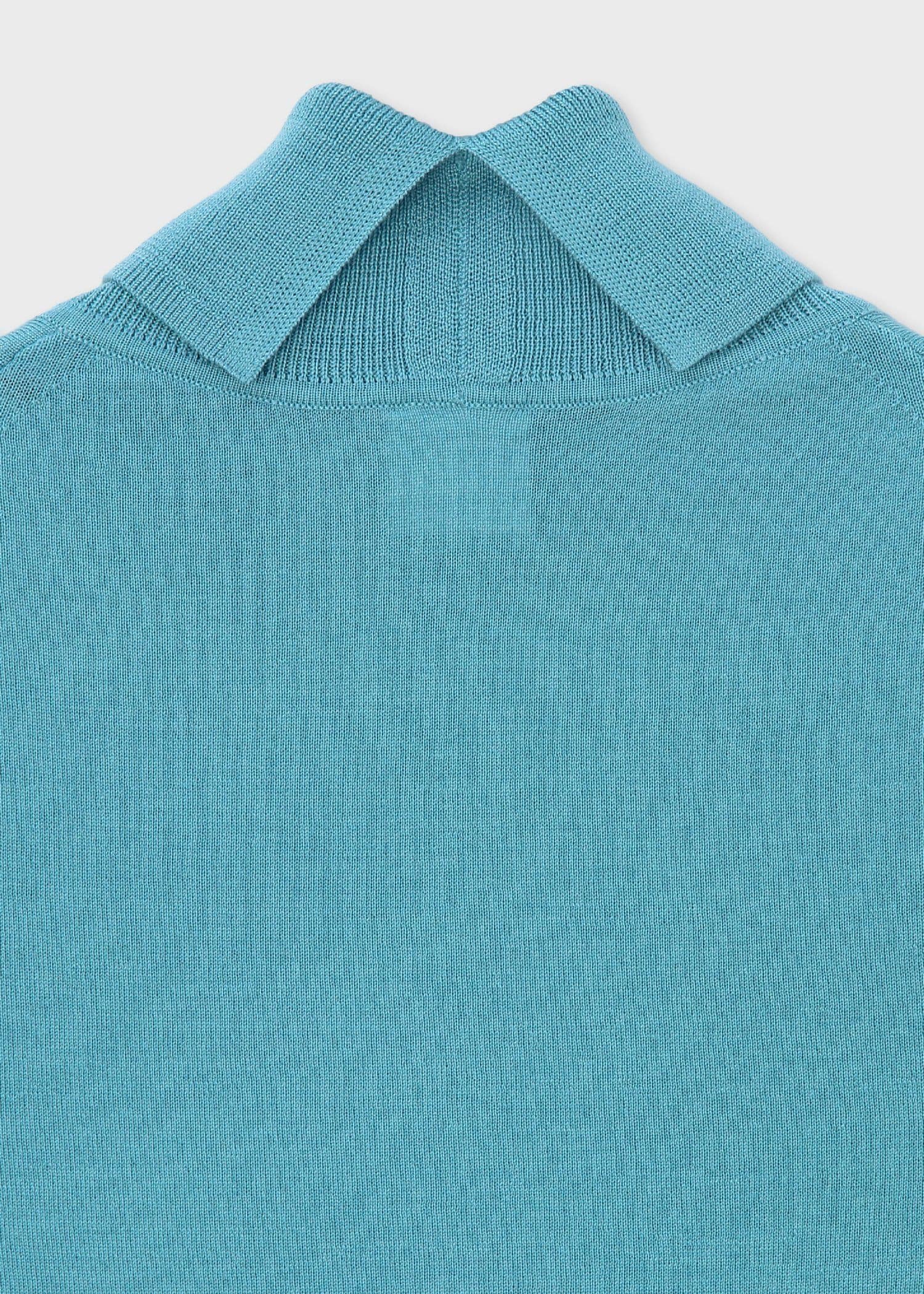 ウィメンズ ドレープウール ストライプ タートルネック ニット