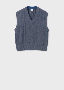 PS Paul Smith ウィメンズ スワール ラメニット ウィメンズ ソフト クロップド ラメ ニット