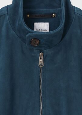 カラースウェード ハリントンジャケット（ダークブルー） ｜ポール・スミス