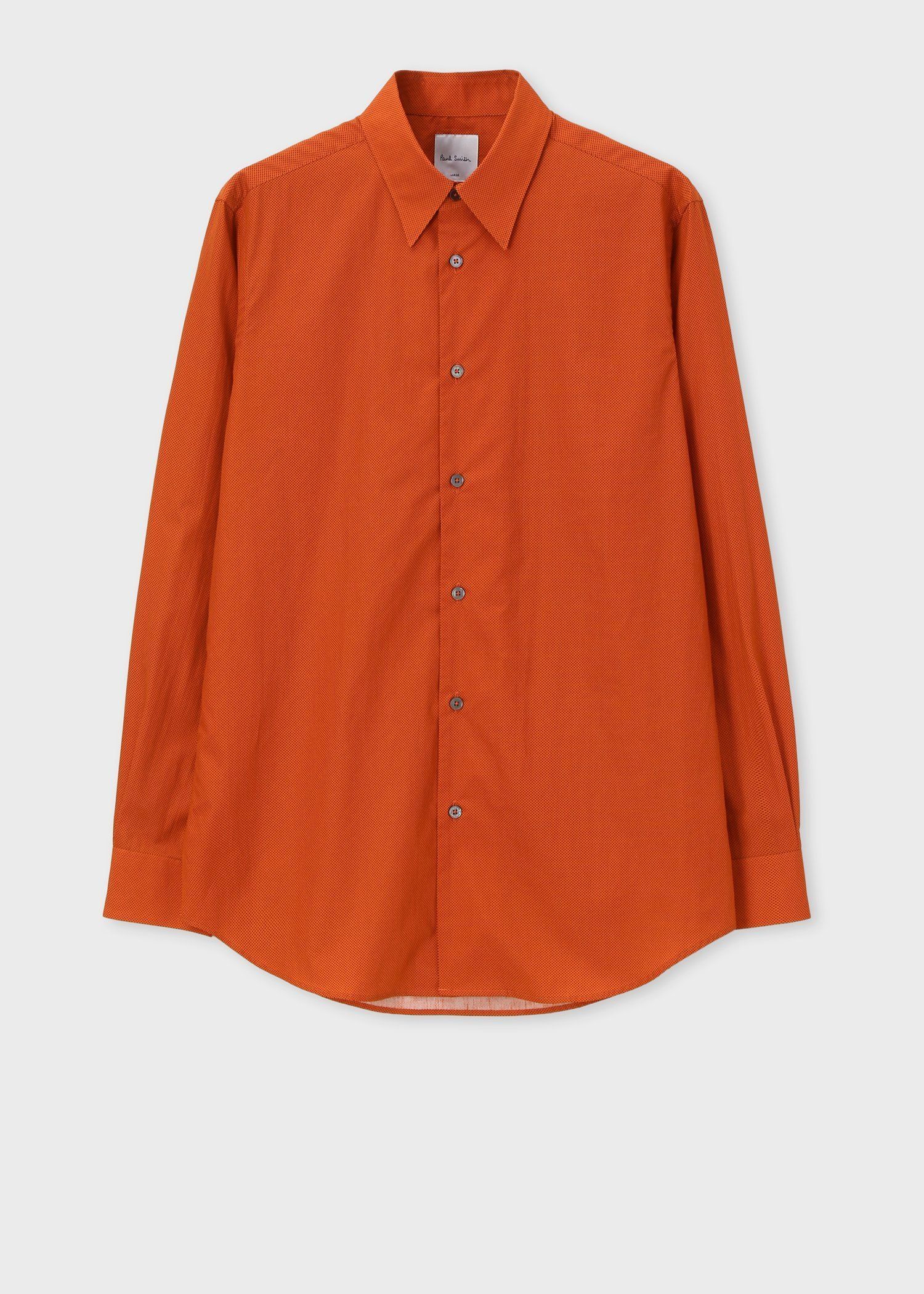 ポールスミス　ドット　シャツ　メンズ クラシックピンドット シャツ（ブラック） ｜ポール・スミス