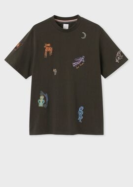 "Little Beasts" エンブロイダード Tシャツ