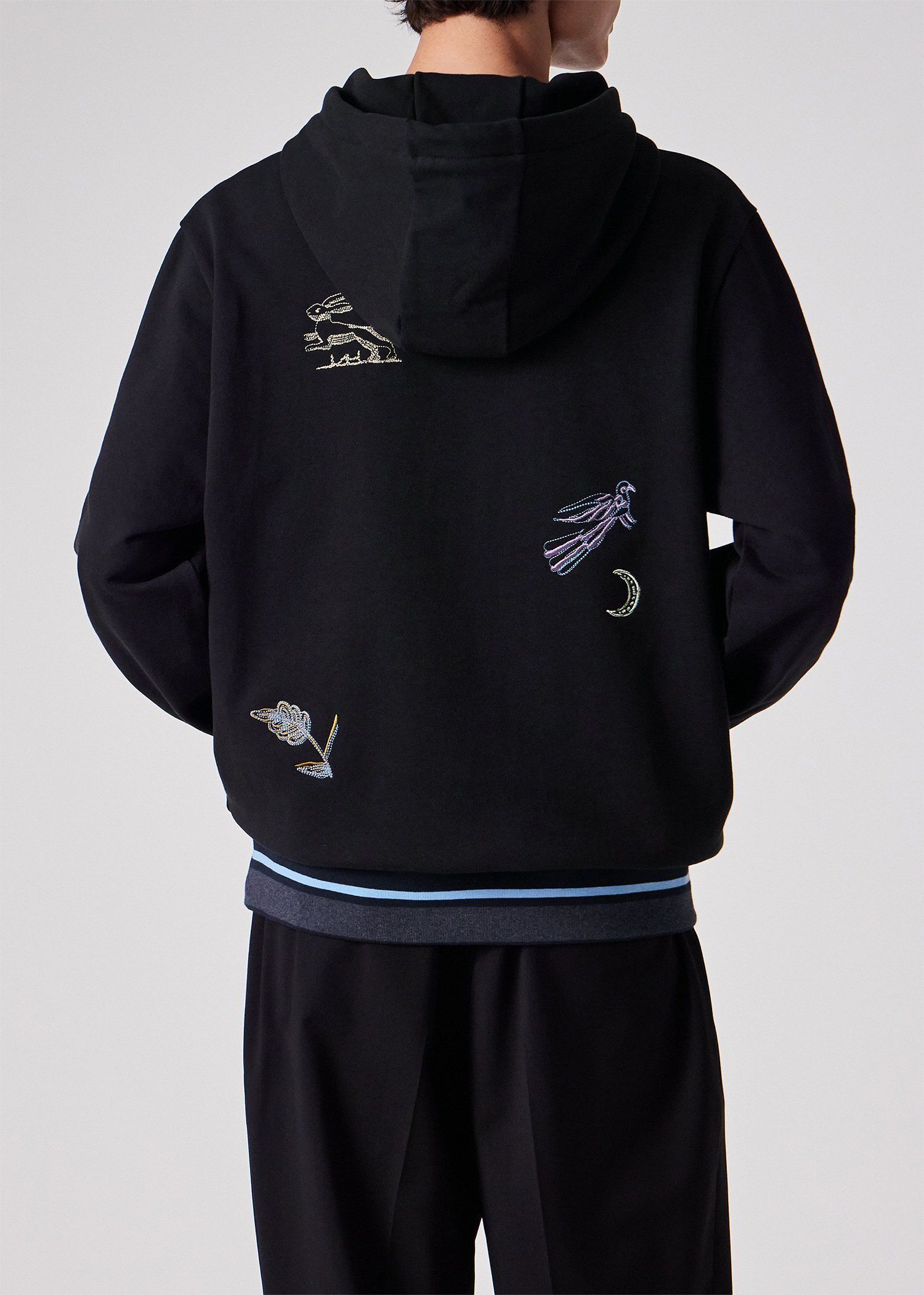 "Little Beasts Embroidery" パーカ