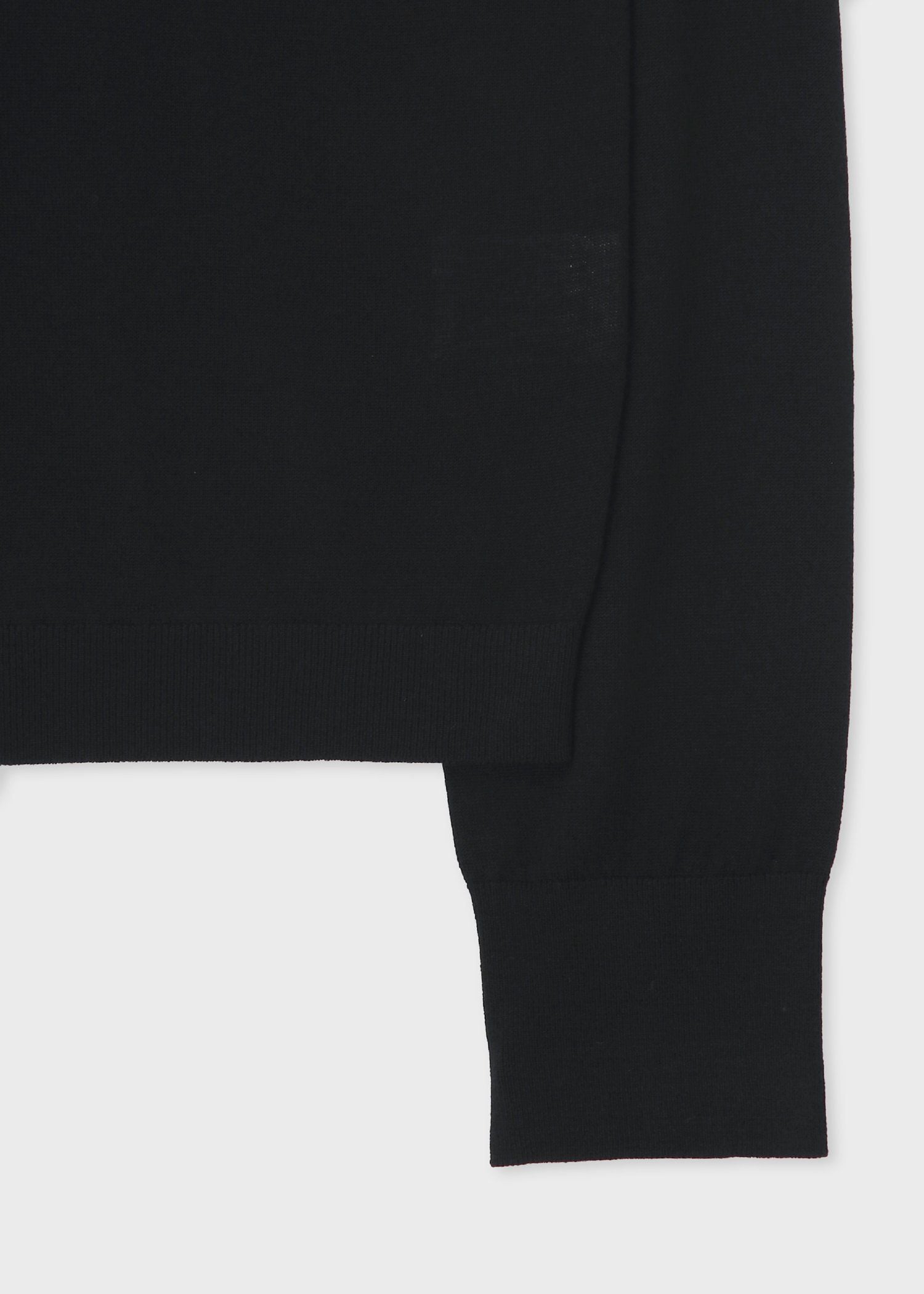 ウィメンズ ドレープウール ストライプ ヘンリーネック ニット