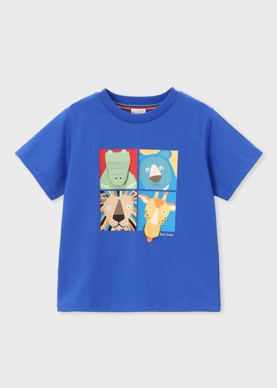【RYO様】Paul Smith ポールスミス　子ども服　サイズ80 半袖デニム ゼブラDINO半袖Tシャツ 3551219 | Paul Smith