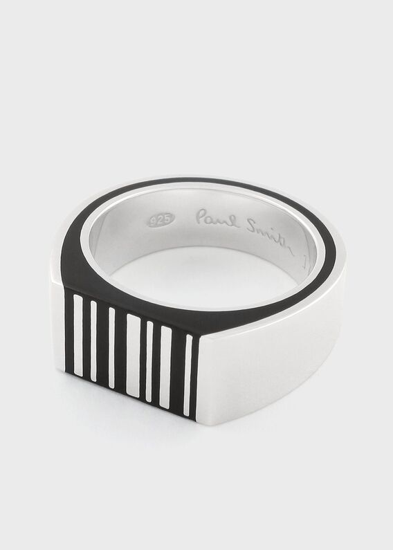 ポール・スミス　バングル Raw Silver Contrast