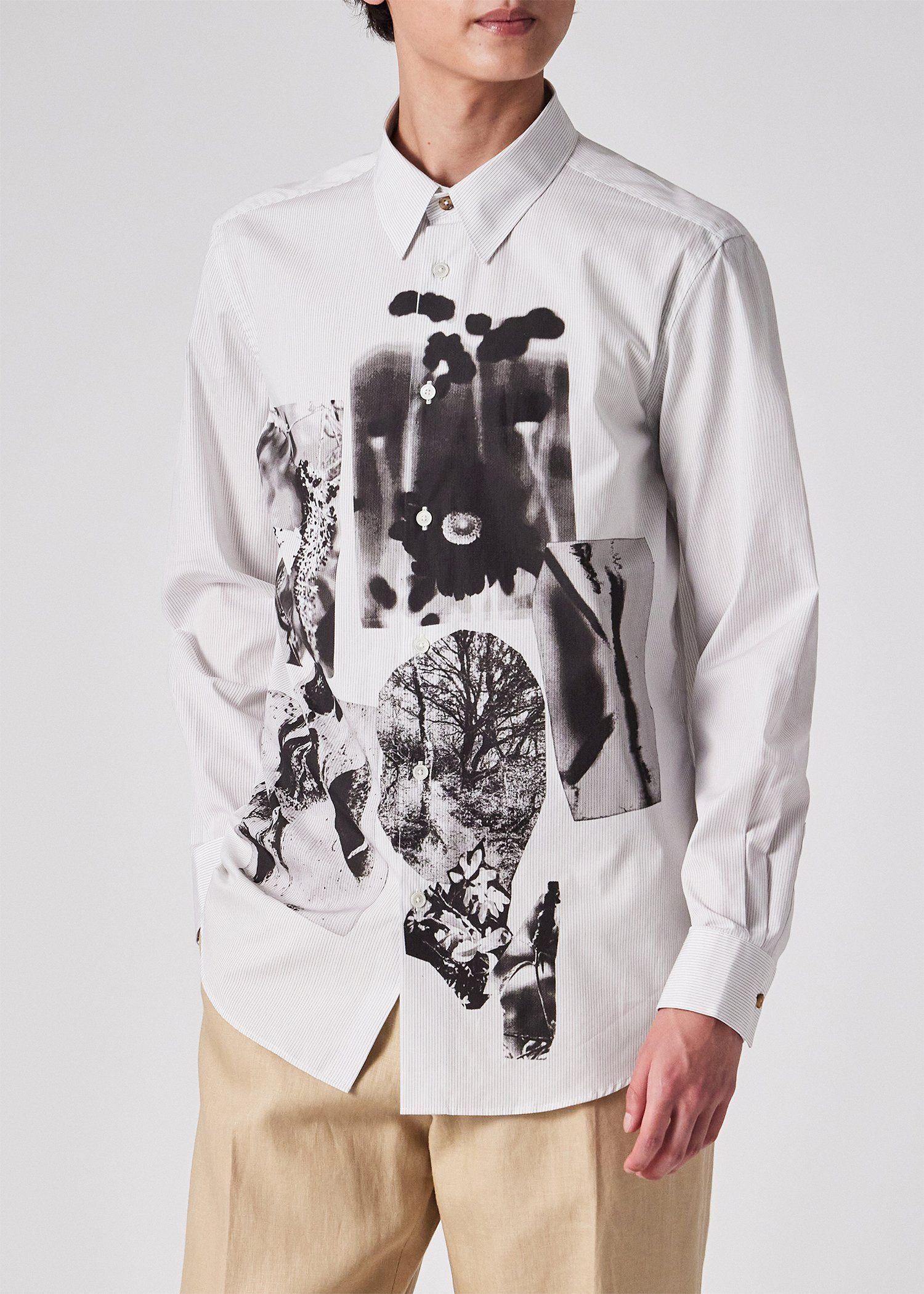 90s Paul Smith 黒×白色セットアップ ＋ 緑茶シャツ PS Paul Smithの