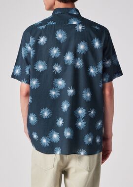 【極美品✨25ss】ポールスミス フローラルペイント 半袖シャツ 完売品 40 リバティ フローラルプリント シャツ / 153352 006LN（シャツ/ブラウス