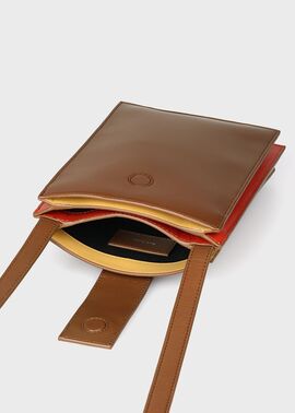 Paul Smith ポールスミス コンサティーナ ミニショルダーバッグ コンサティーナ AW25 ミニショルダーバッグ（ブラウン