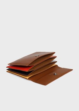 コンサティーナ AW25 名刺入れ（ブラウン） ｜ポール・スミス