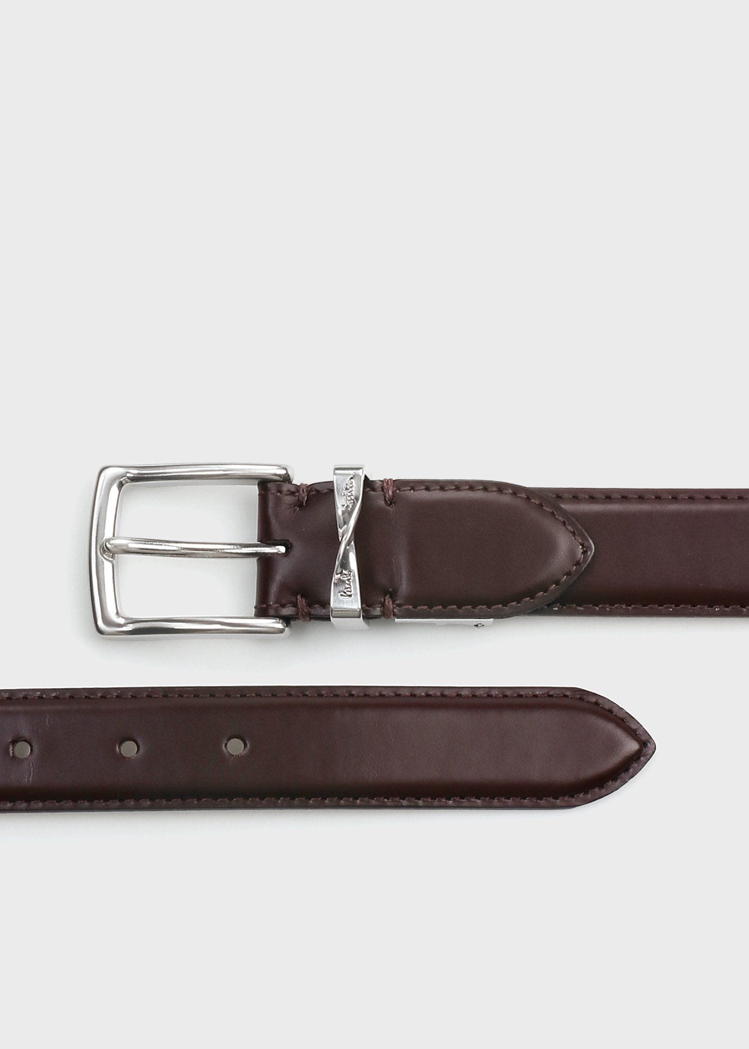 ツイストループロゴ レザーベルト ｜ポール・スミス