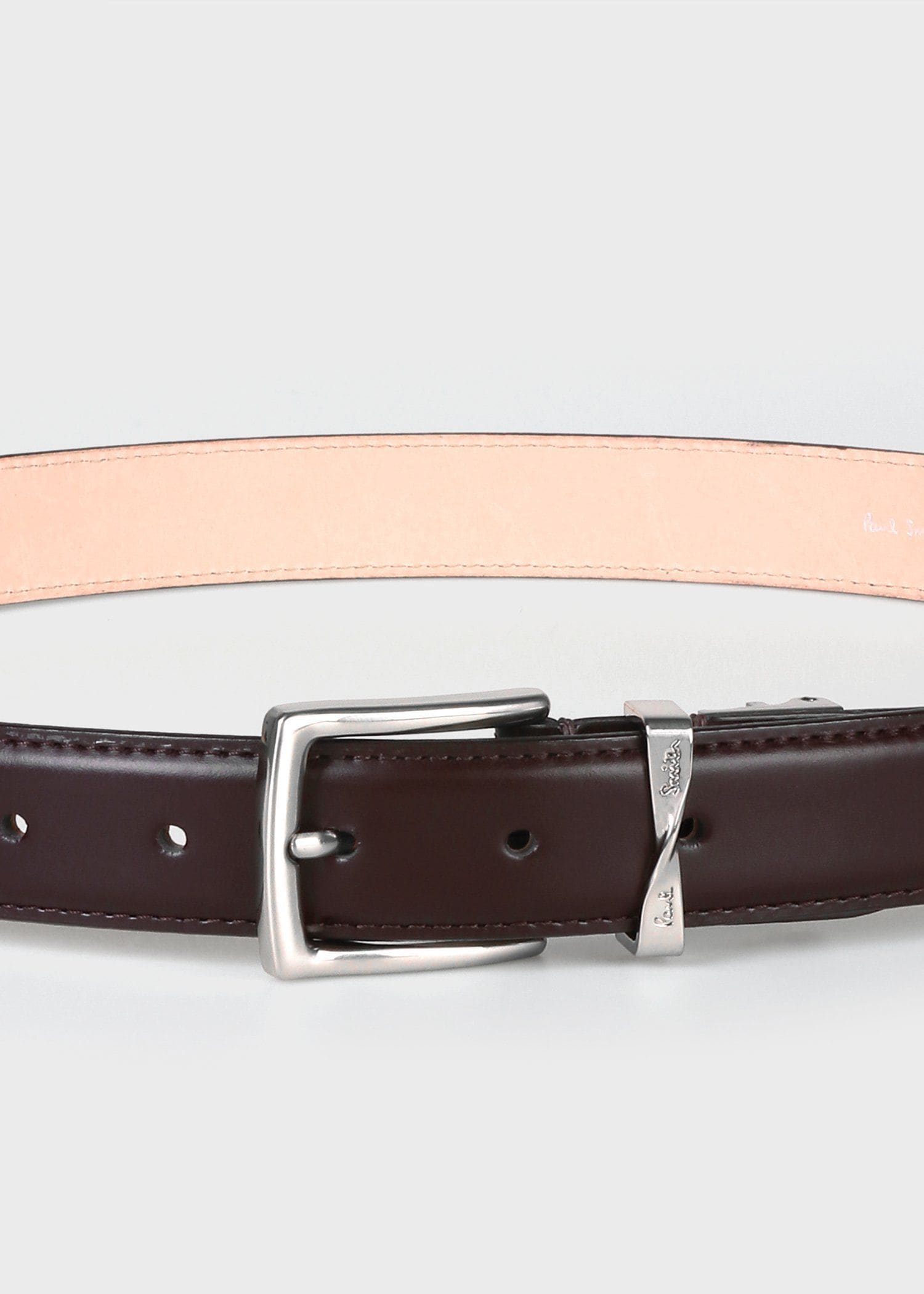 ツイストループロゴ レザーベルト ｜ポール・スミス