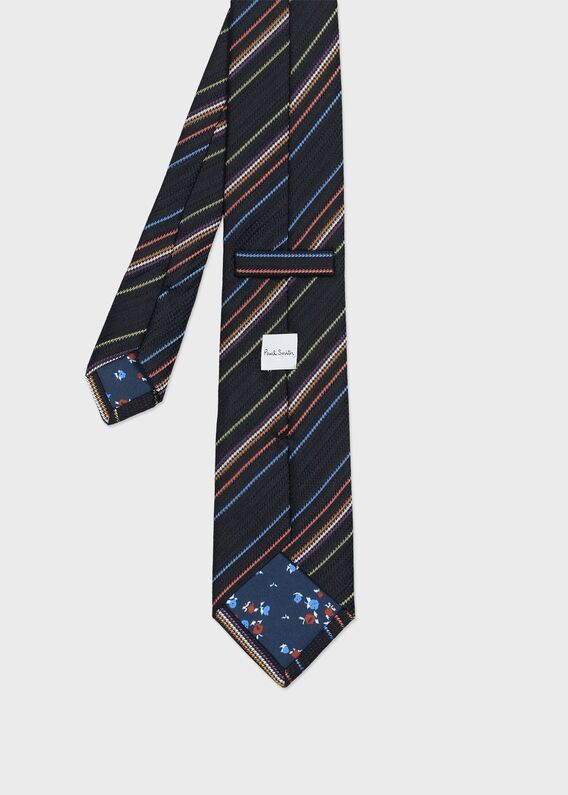 ポールスミスコレクション　ネクタイ　総柄　パターン柄　ブラック　黒　日本製 Amazon.co.jp: (ポールスミス)Paul Smith ネクタイ 花柄 ps1601