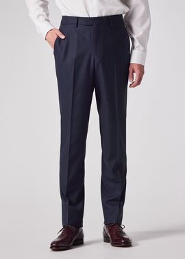 テクスチャードチェック シングル2B スーツ（ネイビー） ｜ポール・スミス