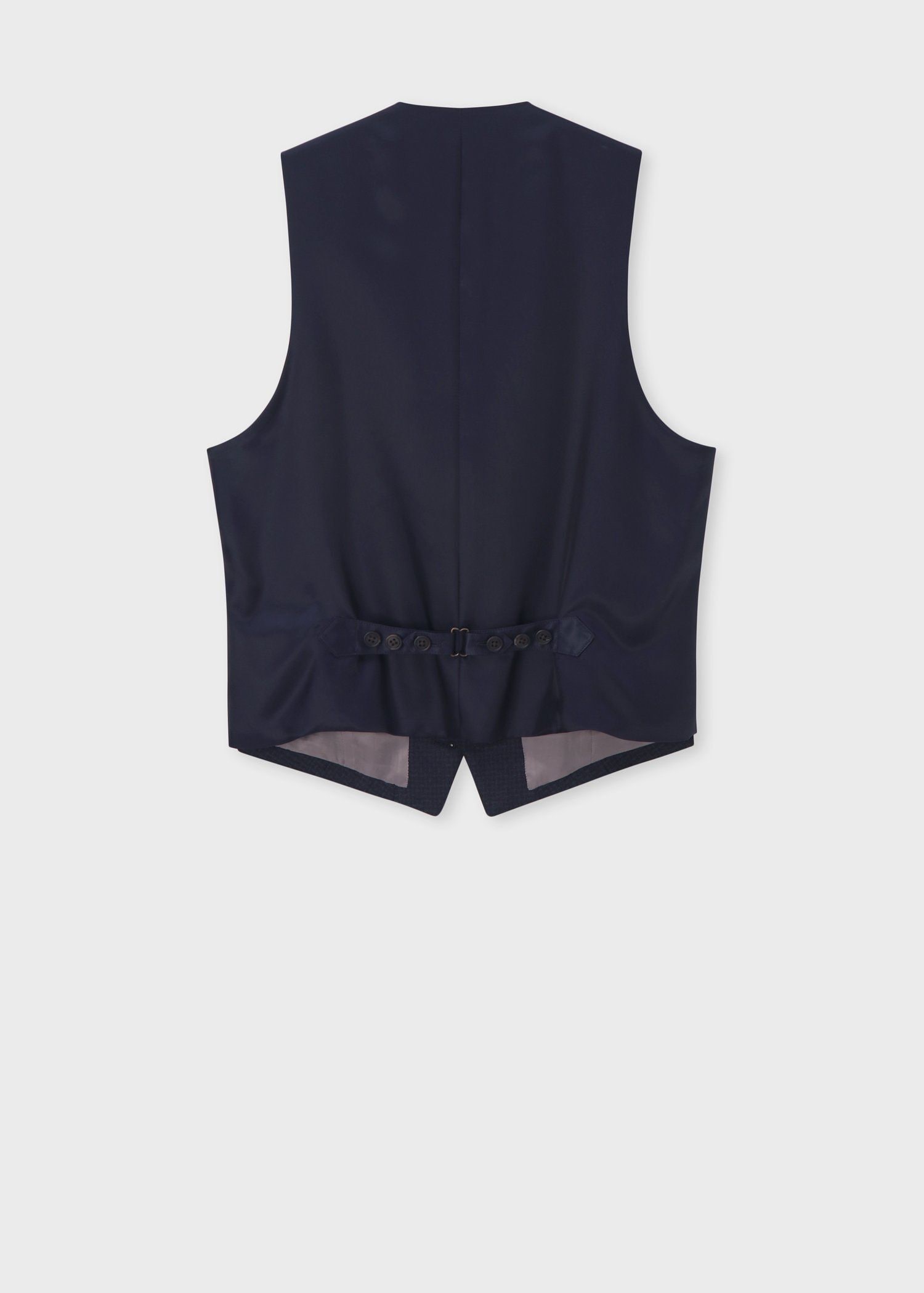 テクスチャードチェック 6B ベスト