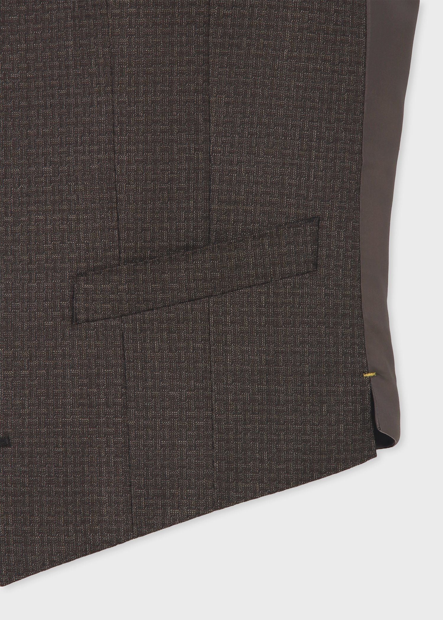 テクスチャードチェック 6B ベスト