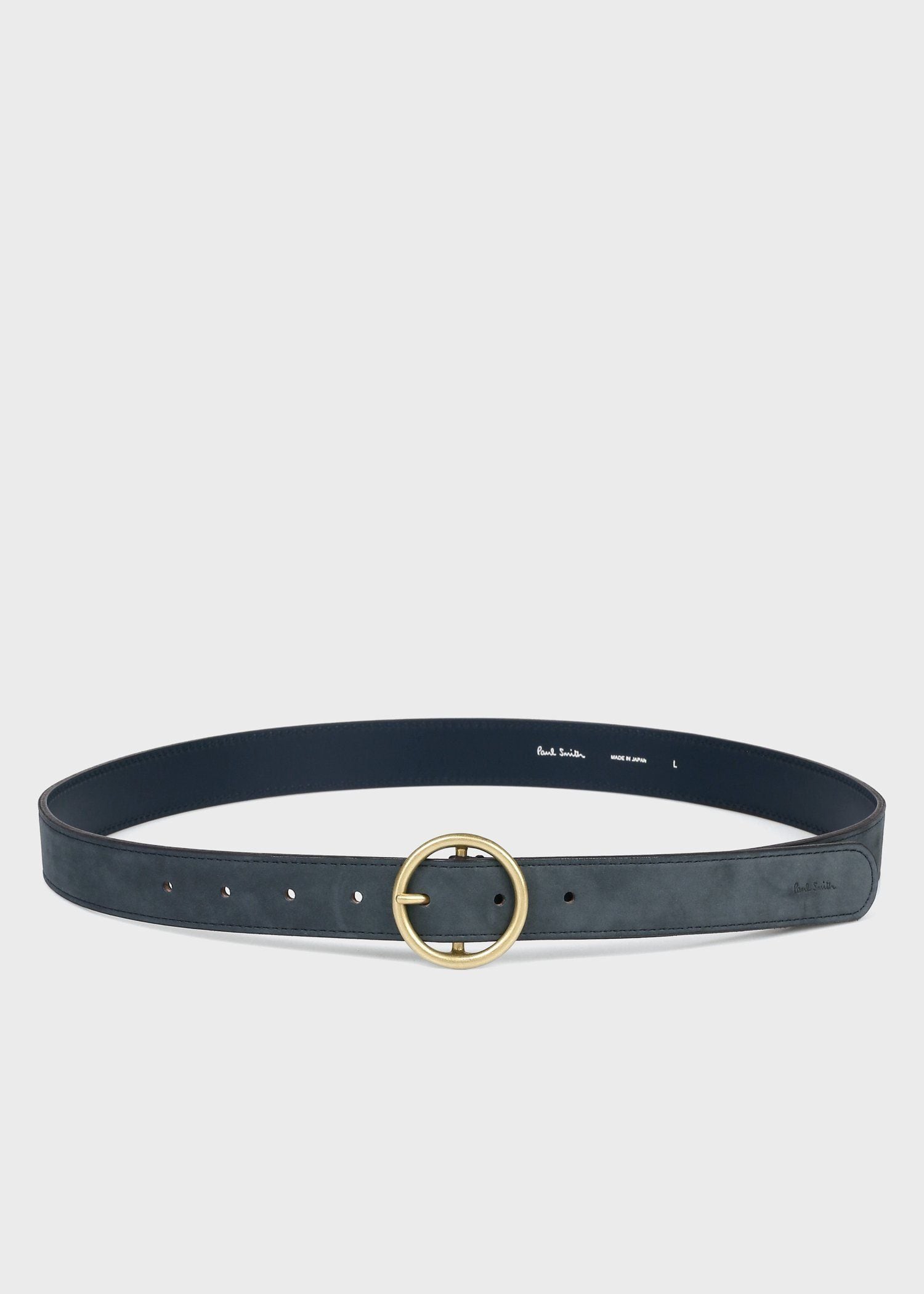 コントラストスウェード リングベルト（ブルー） ｜ポール・スミス