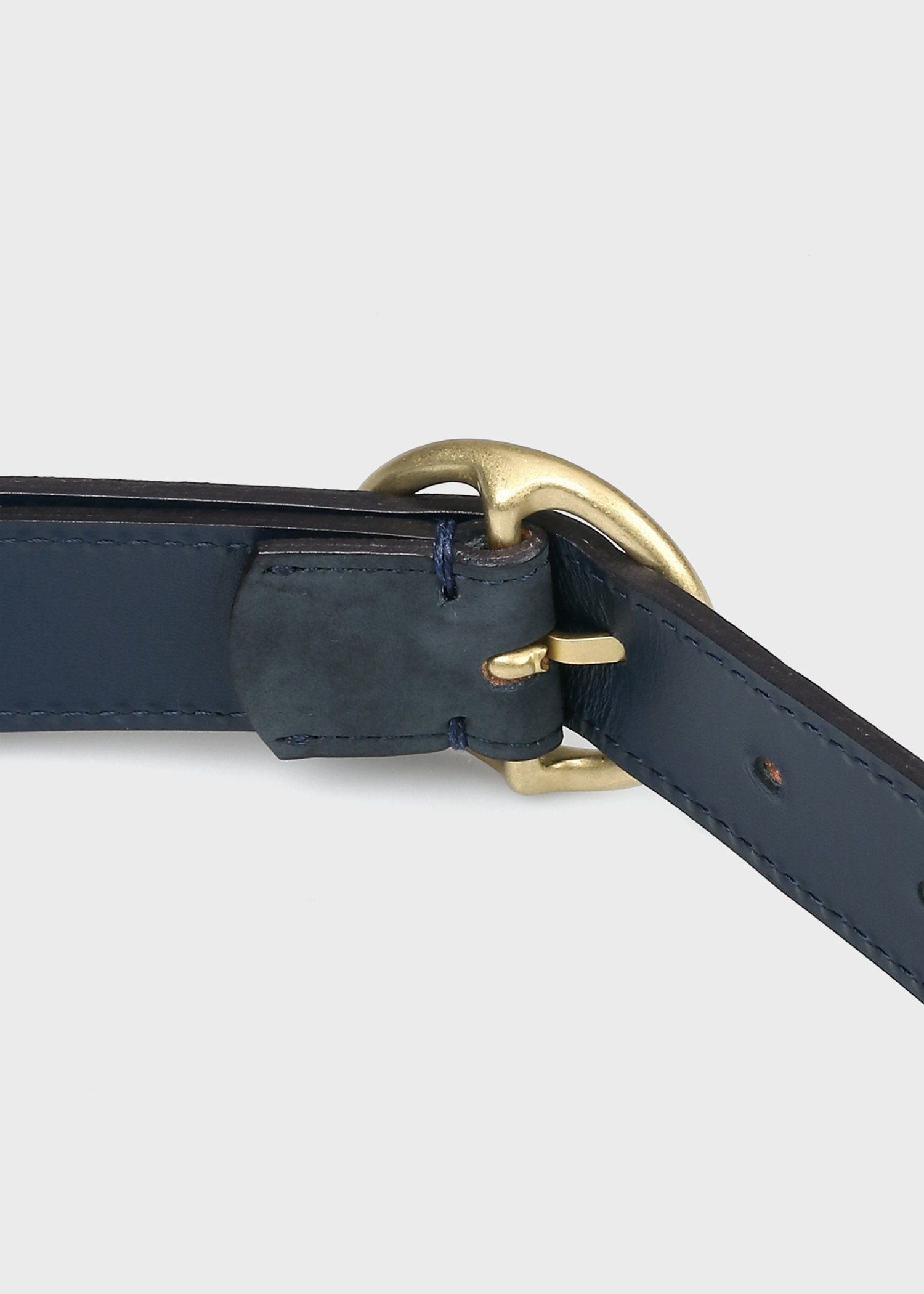 コントラストスウェード リングベルト（ブルー） ｜ポール・スミス