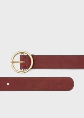 コントラストスウェード リングベルト