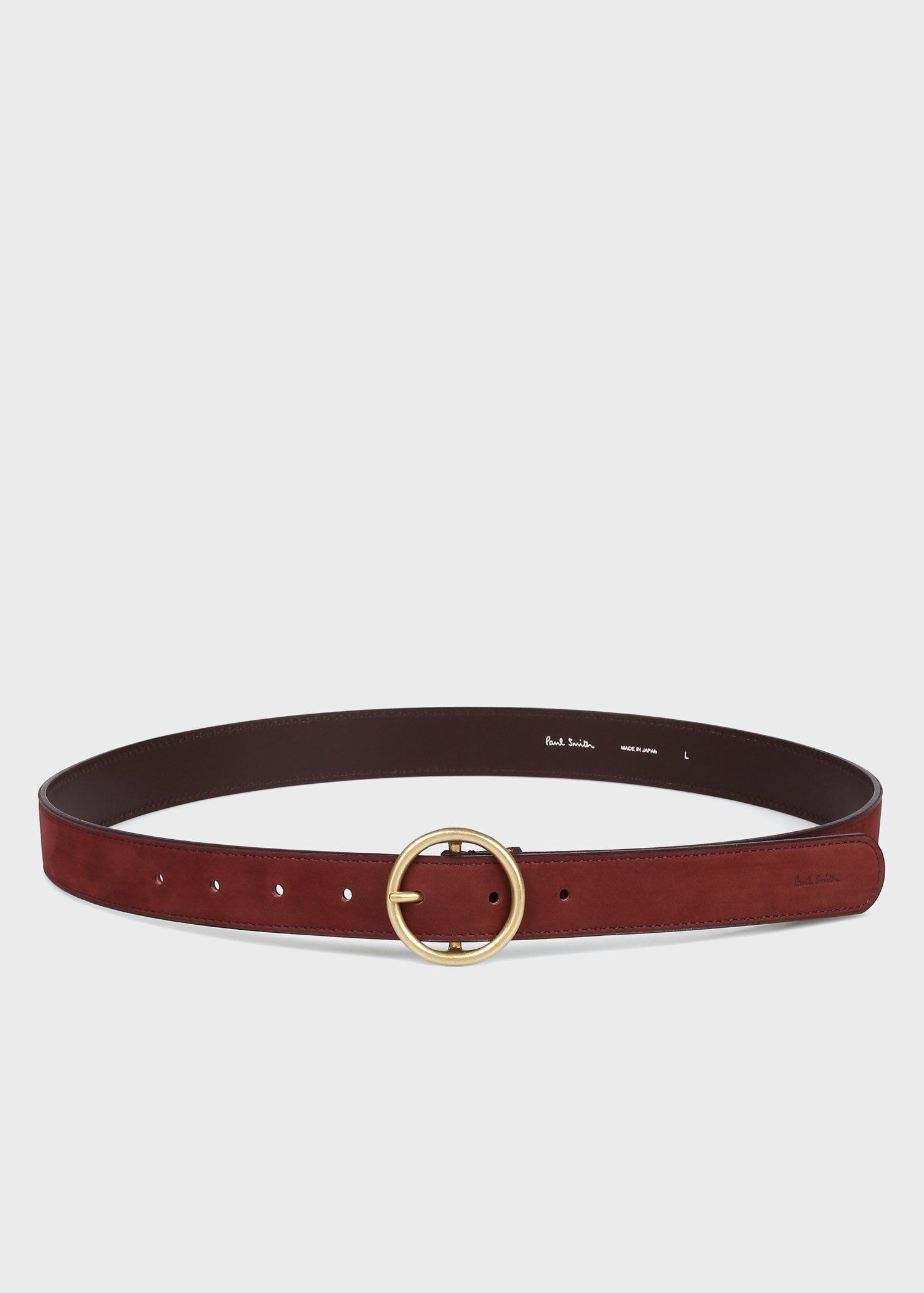 コントラストスウェード リングベルト