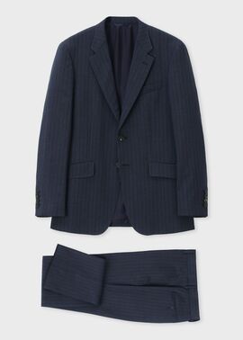 ポールスミス 90’s メンズ ヴィンテージ スーツ 濃紺 L Paul Smith（ポール・スミス） セレモニースーツ セットアップ 入学式