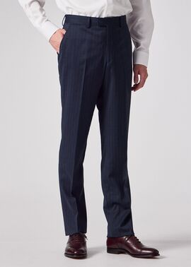 クラシックストライプ シングル2Bスーツ（ネイビー） ｜ポール・スミス