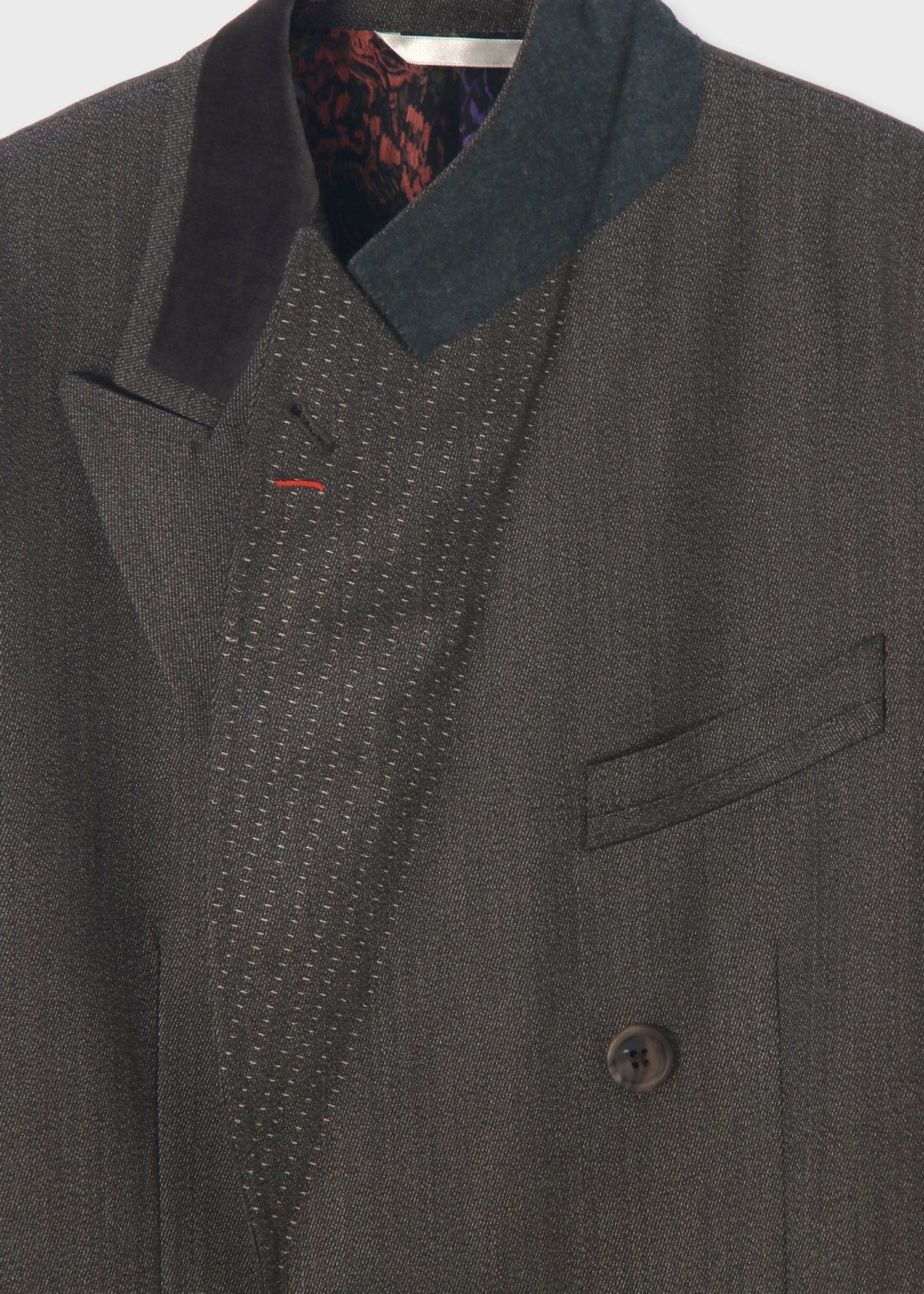 ヴィンテージテクスチャー ダブルブレスト ジャケット