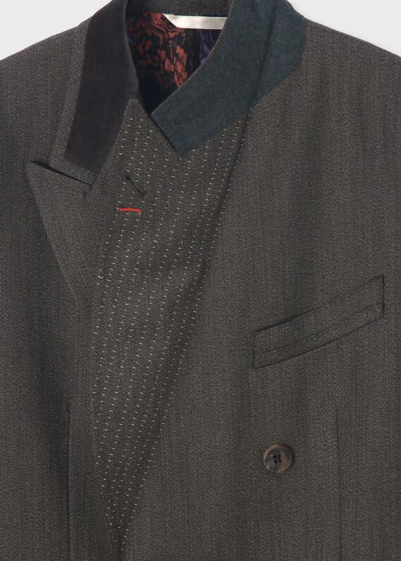 PaulSmith ベロア テーラードジャケット シルク混 PaulSmith ベロア テーラードジャケット シルク混 メンズ